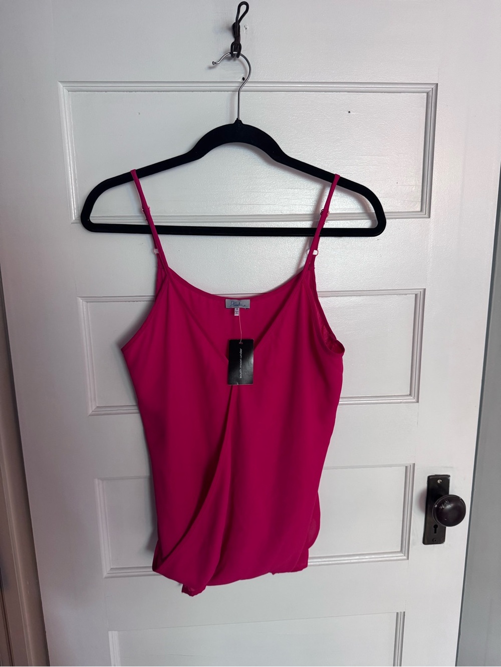 Abbeline Hot Pink Spaghetti Strap Camisole NWT